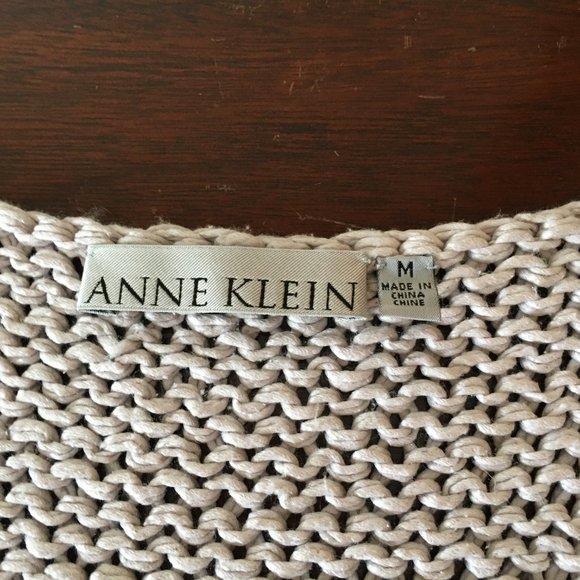 Anne Klein Thick Knit Tank Top - Size M - Picture 5 of 7